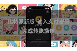 比特派新版  输入支付密码完成转账操作